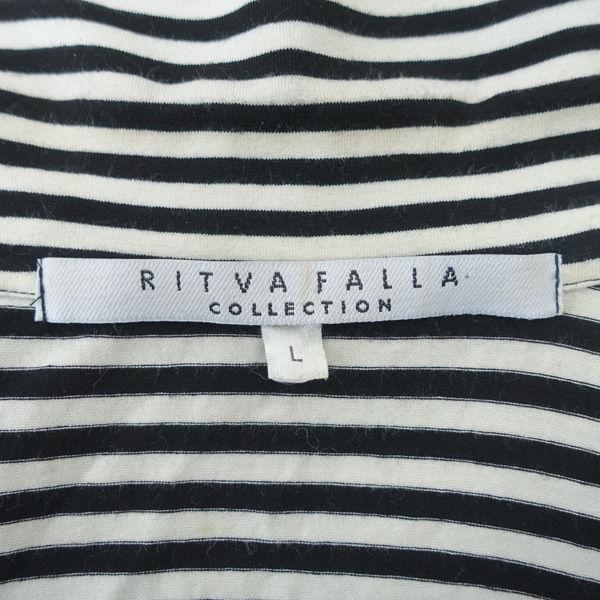 marimekko（マリメッコ） カーデガン/RITVA FALLA/ボーダー柄/ブラック