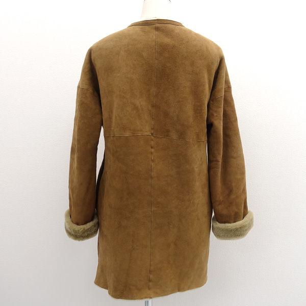 nonnative ブラウン スエード ムートンコート UNKNOWN / アンノウン ムートンコート/羊革/裏ボア/ブラウン/サイズ8