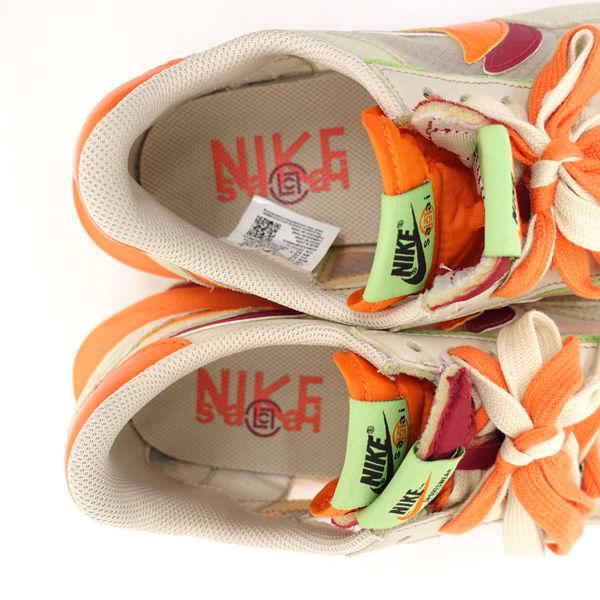 NIKE×sacai×CLOT ◆LD Waffle Orange Blaze/ワッフル/クロット/オレンジ/26.5ｃｍ DH1347-100 メンズファッション 【中古】 NIKE（ナイキ） NIKE×sacai×CLOT LD Waffle Orange Blaze/ワッフル