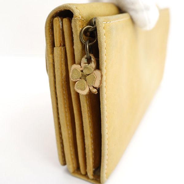 motto 財布　革製品　モットー 楽天市場】【中古】MOTTOモットー女性用ベージュ色柔らかい革