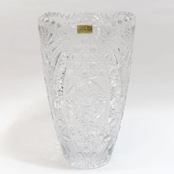 KAMEIGLASS 花器カメイガラス/クリスタルフラワーベース KS-1580