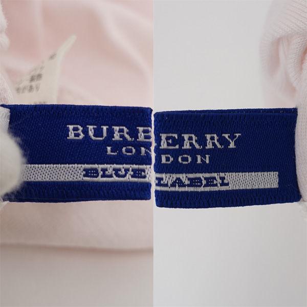 BURBERRY BLUE LABEL / バーバリーブルーレーベル  半袖カットソー/Tシャツ/ロゴ/スタッズ/ピンク FF576-408-12  中古｜shop-archery｜06