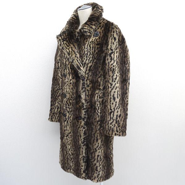 Schott N.Y.C SCHOTT / ショット レオパードファーコート/Pコート 