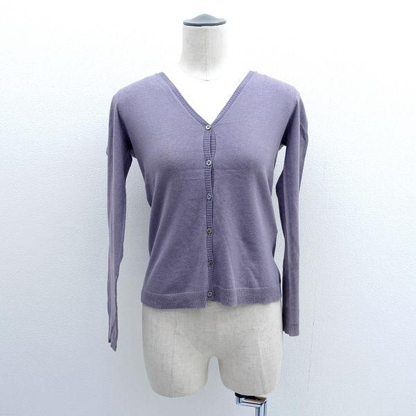 theory（セオリー） ニットカーディガン/カシミヤ混/パープル/サイズ2  