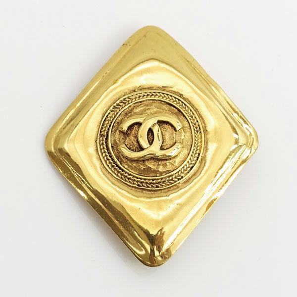 CHANEL / シャネル ブローチ ひし形 ココマーク ゴールド ブランド