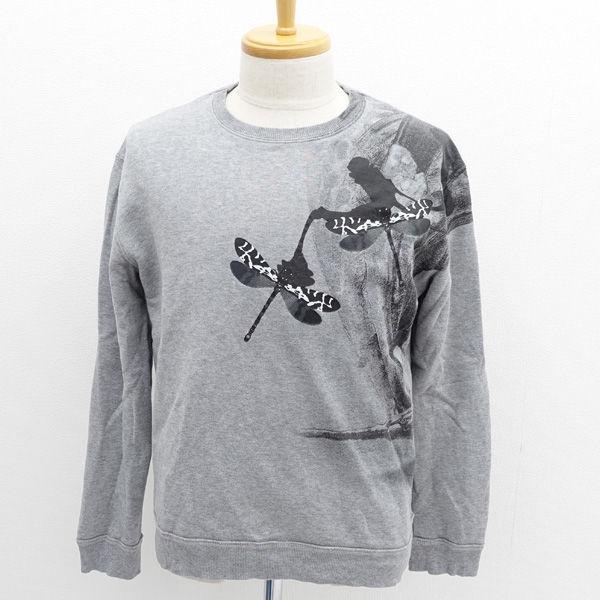 VALENTINO / ヴァレンティノ ◆スウェットシャツ/トレーナー/トンボ/グレー/サイズM TV0MF12I68V メンズ 【中古】 VALENTINO（ヴァレンティノ） スウェットシャツ/トレーナー/トンボ