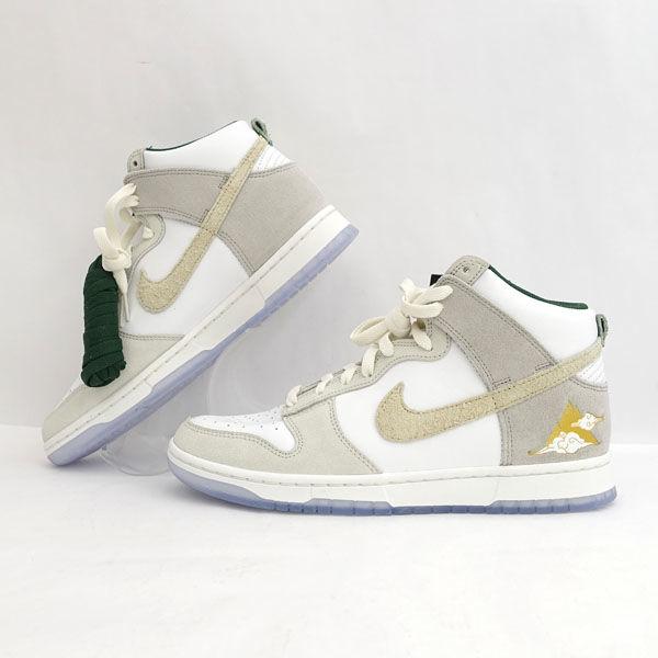 NIKE / ナイキ ◆ダンク ハイ PRM/ゴールド マウンテン/ホワイト/27cm/タグ付き FD0776-100 メンズファッション 【中古】 NIKE（ナイキ） ダンク ハイ PRM/ゴールド マウンテン/ホワイト/27cm