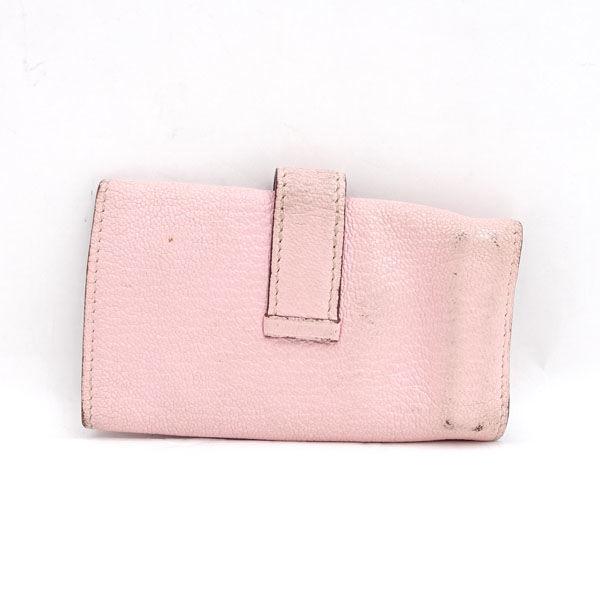 HERMES（エルメス） 4連キーケース ベアン ピンク シルバー金具 T刻印