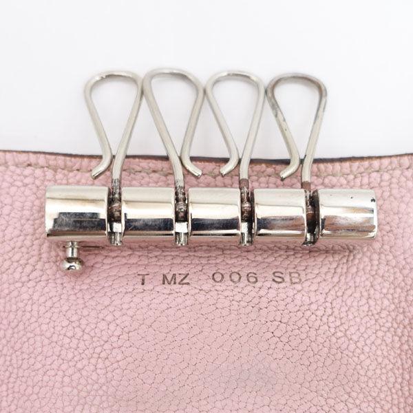 HERMES（エルメス） 4連キーケース ベアン ピンク シルバー金具 T刻印