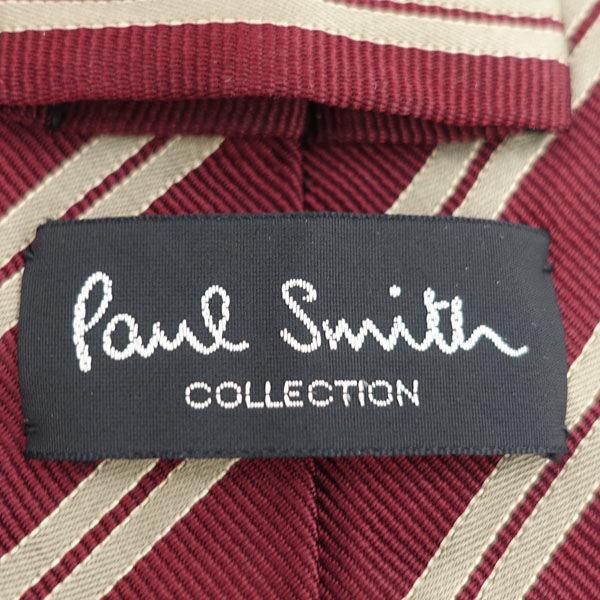 Paul Smith（ポール・スミス） ネクタイ/ストライプ/シルク/ワイン