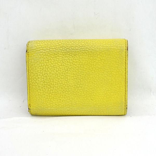 PELLE MORBIDA / ペッレモルビダ ◆三つ折り財布/コンパクト/レザー/イエロー 【財布/サイフ/ウォレット/wallet/】 レディースファッション【中古】 [0220501993] PELLE MORBIDA / ペッレモルビダ 三つ折り財布/コンパクト/レザー