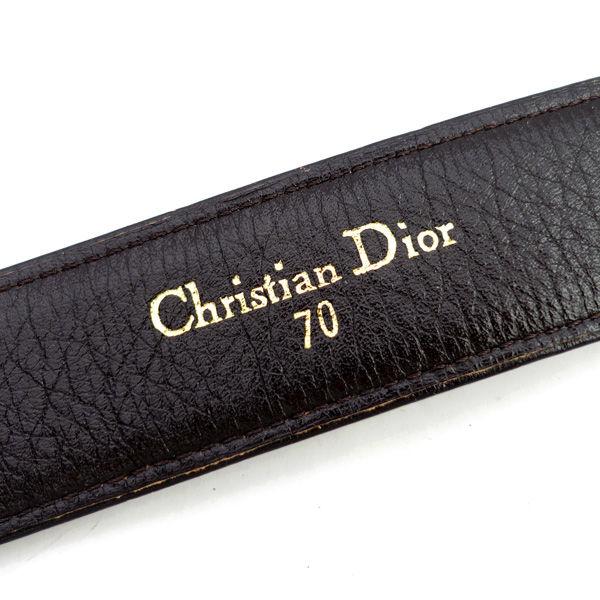 Christian Dior（クリスチャン・ディオール） ベルト/CDロゴ/レザー