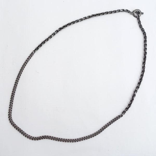 リドム ネックレス LIDNM / リドム ネックレス/COMBINATION CHAIN NECKLACE/ブラック