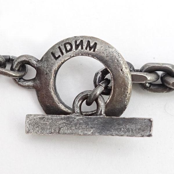 LIDNM / リドム ネックレス/COMBINATION CHAIN NECKLACE/ブラック