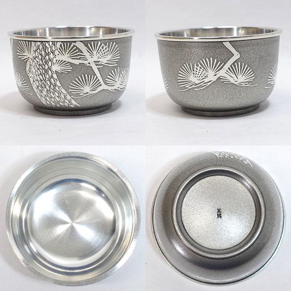 大阪錫器 乾茂號造 茶道具大阪錫器 乾茂號造/本錫製 茶器揃 ギフト 未