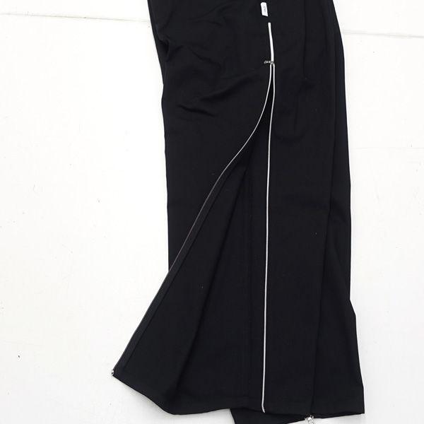 WTAPS × UNDER COVER T/CツイルSIDE ZIP 2TUCK/タックパンツ/ブラック