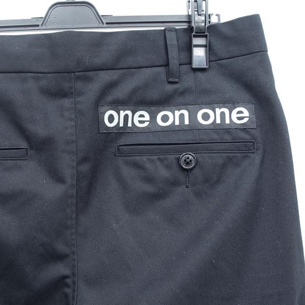 WTAPS × UNDER COVER T/CツイルSIDE ZIP 2TUCK/タックパンツ/ブラック