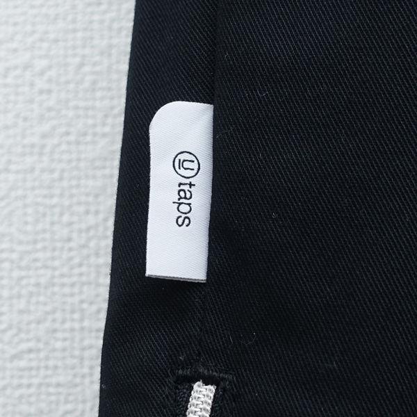 WTAPS × UNDER COVER T/CツイルSIDE ZIP 2TUCK/タックパンツ/ブラック