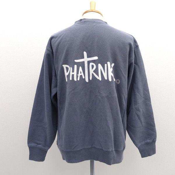 PHATRNK × SRVNTZ 希少商品　Sサイズ　ハクママ PHATRNK / ファットランク スウェットシャツ/ロゴ/ブルー/水色/サイズ