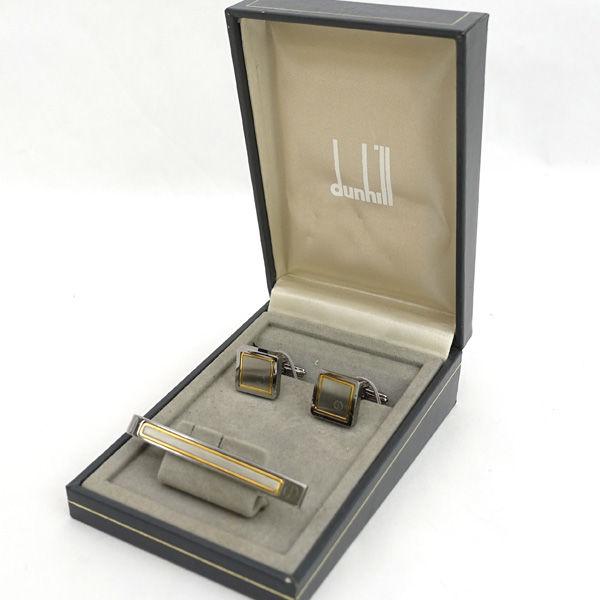 dunhill（ダンヒル） dロゴ スクエア カフス ネクタイピン スーツ