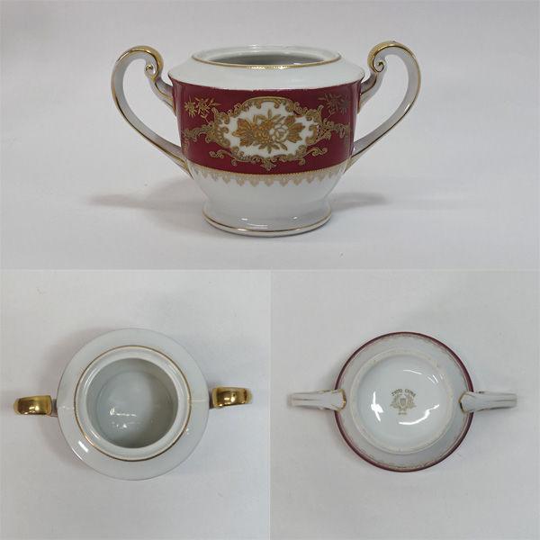 山口陶器 JYOTO CHINA 洋食器山口陶器/レトロ ティーポット・シュガー
