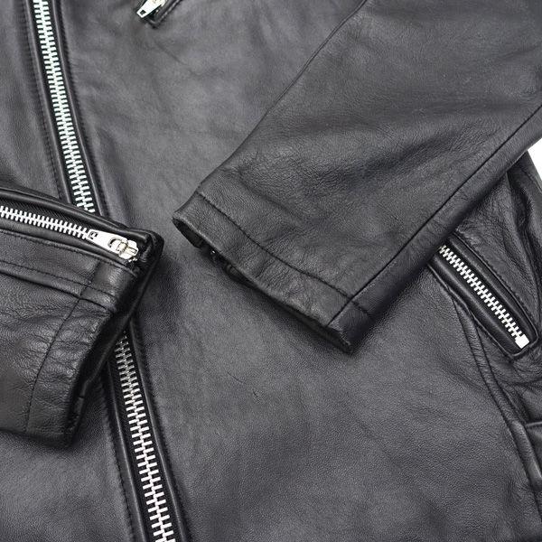 【美品】JACKROSE ジャックローズ ライダース シングル ブラック 黒 JACKROSE 黒 レザー シングルライダース 4