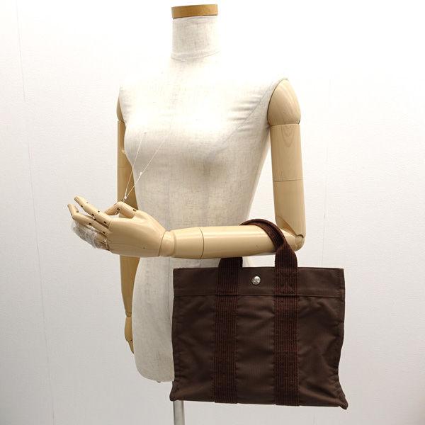 HERMES（エルメス） エールライン トート PM ハンドバッグ キャンバス