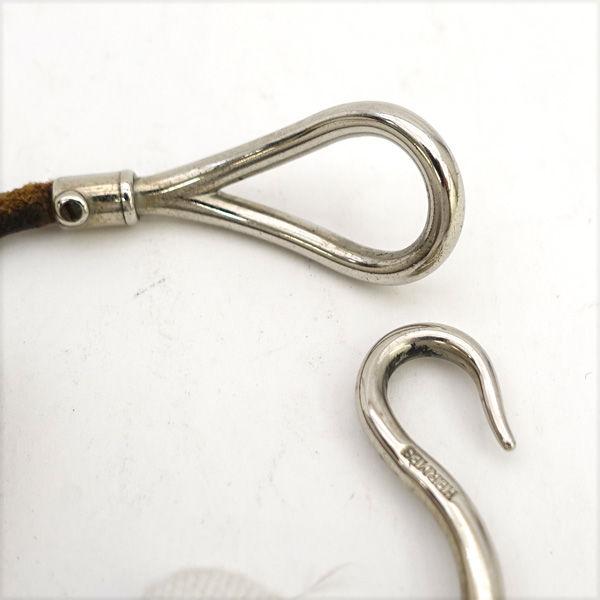 HERMES（エルメス） ジャンボ レザー シングル ブレスレット シルバー