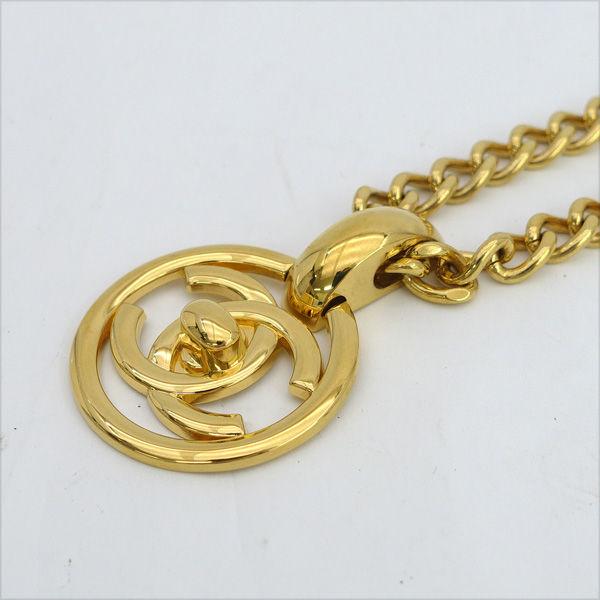 CHANEL（シャネル） ココマーク ラウンド ターンロック ネックレス 97P 