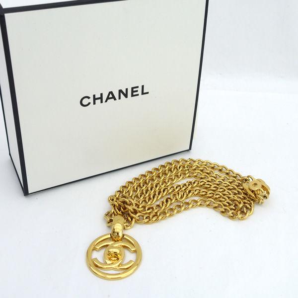 CHANEL（シャネル） ココマーク ラウンド ターンロック ネックレス 97P 