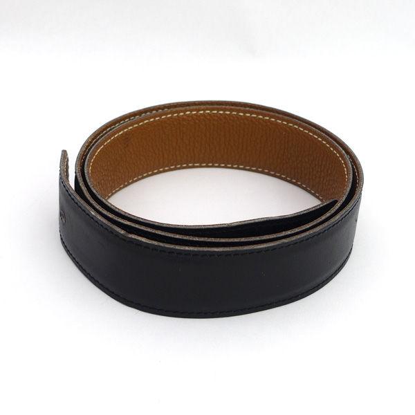 【美品】エルメス　HERMES ベルト　リバーシブル　キャメル・黒　70 HERMES（エルメス） ベルト リバーシブル 70 レディース ブラック