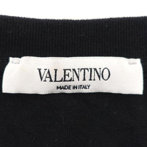 VALENTINO（ヴァレンティノ） Tシャツ/VLTN 両面ロゴ/ブラック/サイズS
