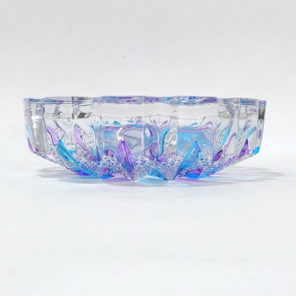 SOGA ガラスCOVEREDBOX SOGA GLASS 花器曽我ガラス/ロマンセット(灰皿・フラワーベース) F