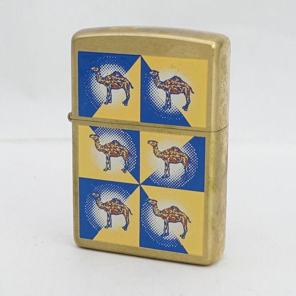 Zippo / ジッポ ◆CAMEL/キャメル/6ラクダ/ゴールド×イエロー/1999年製/未使用品 【喫煙具/煙草/タバコ/シガレット/ガス/オイル】 メンズファッション【中古】 [0220530426] ZIPPO（ジッポー） Zippo / ジッポ CAMEL/キャメル/6ラクダ/ゴールド
