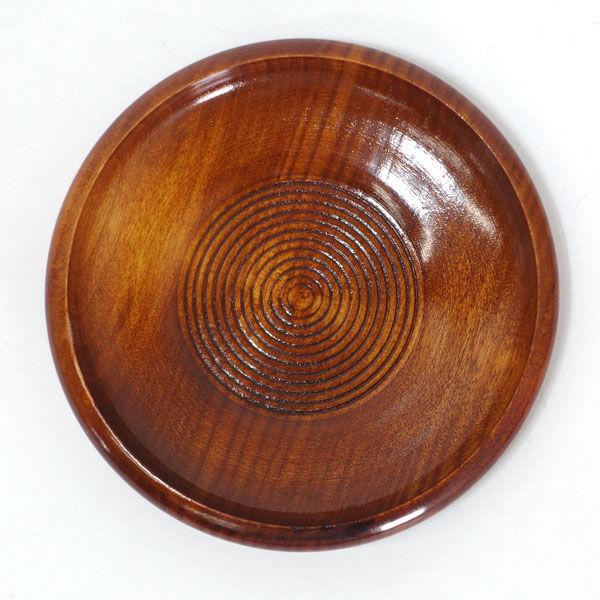 YAMA CRAFT 漆器ヤマクラフト/木づかいの器 丸盆・茶托5 YA-80-80