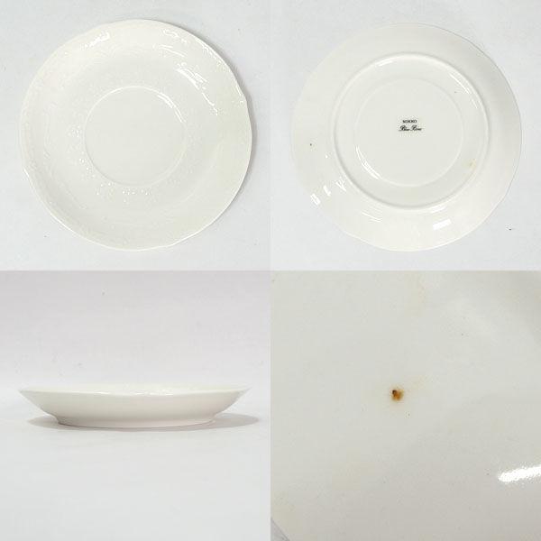 NIKKO 洋食器ニッコー/ダブルフェニックス 白磁カップ&ソーサー(6客