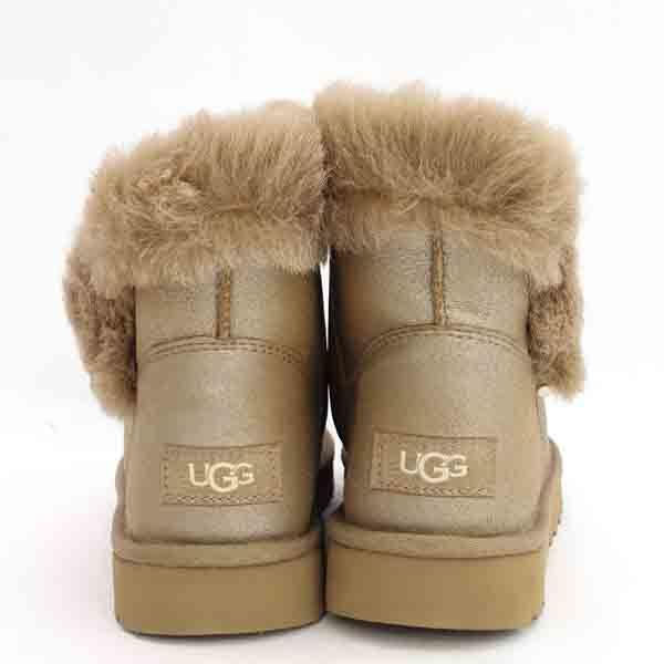 UGG / アグ ムートンブーツ/W CLASSIC FLUFF PIN MINI/ベージュ