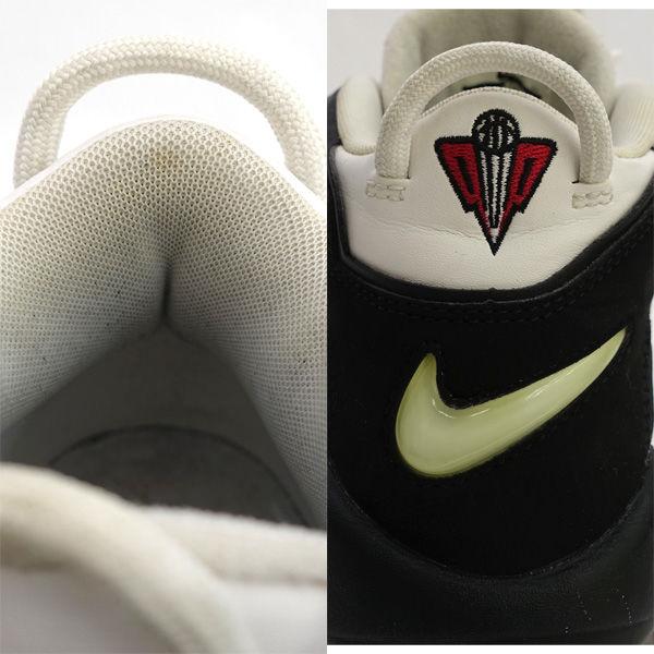 NIKE（ナイキ） AIR MORE UPTEMPO/モアテン/ホワイト×ブラック/26cm