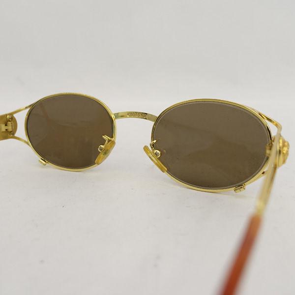 VERSACE メデューサ 鼈甲 金縁 フルリム オーバル サングラス① GIANNI VERSACE / ジャンニ ヴェルサーチ サングラス/メデューサ