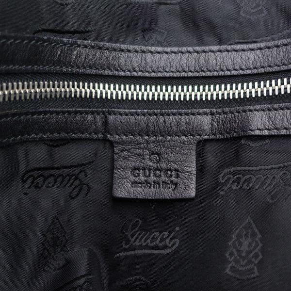 GUCCI（グッチ） キャンバス ツートン トートバッグ クレスト ブラック