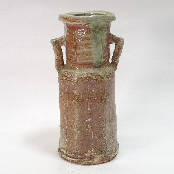伊賀焼 花器伊賀焼/信楽 耳付き 花瓶 ギフト 中古 : ARCHERY - 通販 