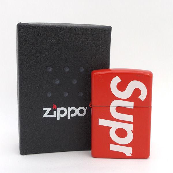 Zippo / ジッポ Supreme/シュプリーム/ロゴ/レッド×ホワイト/2017年製