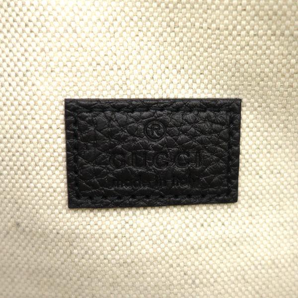 GUCCI（グッチ） ジャンボGG ボディバッグ ウエストバッグ ブラック
