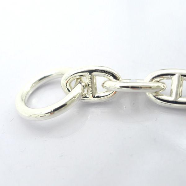 HERMES / エルメス ◆シェーヌダンクルMM ブレスレット 15コマ SILVER 925 【ブレスレット/バングル/アンクル/アクセサリー】 ブランド【中古】 [0220543066] HERMES（エルメス） シェーヌダンクルMM ブレスレット 15コマ SILVER