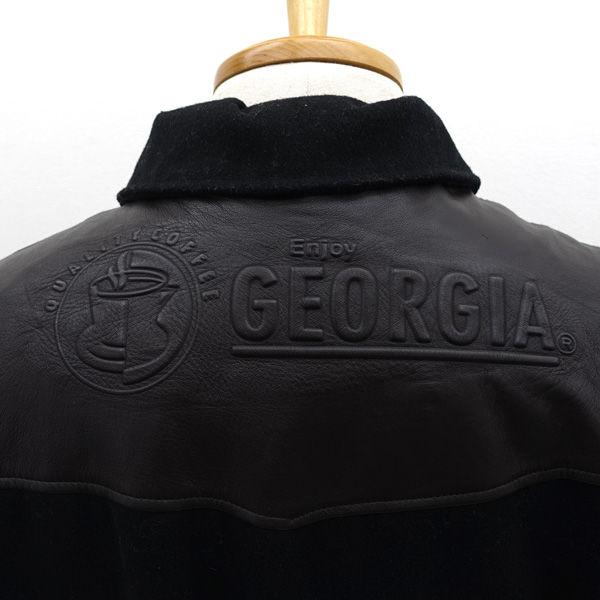 GEORGIA / ジョージア スタジャン/ブルゾン/ジョージア/レザー切替 