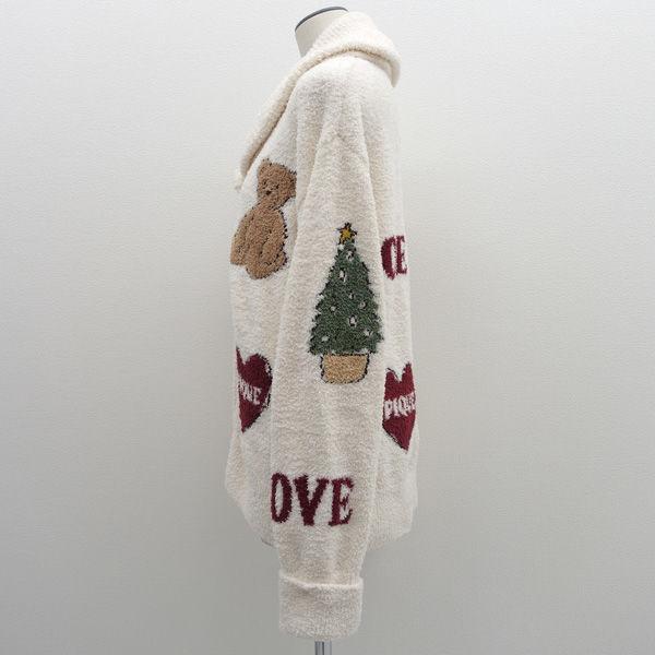 gelato pique（ジェラートピケ） ジャガードショールカーディガン