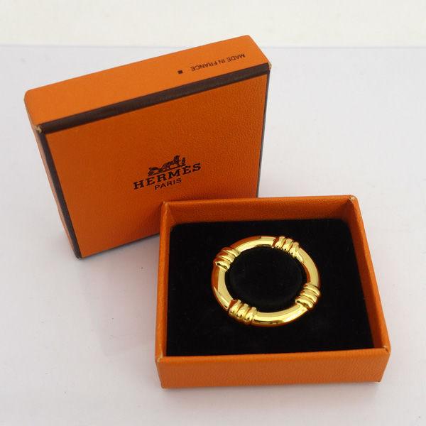 HERMES（エルメス） ブーエ スカーフリング ゴールド 浮き輪 ブランド