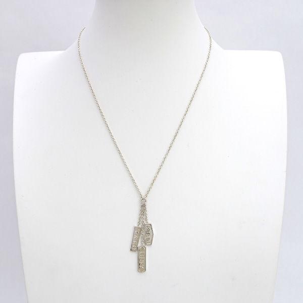 TIFFANY ティファニー1837 エレメントタグプレートシルバーネックレス TIFFANY&Co.（ティファニー） 1837 エレメント タグ 3連 ネックレス