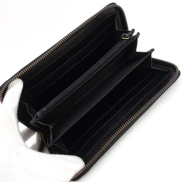 GUCCI（グッチ） GGマーモント ラウンドファスナー長財布 ブラック