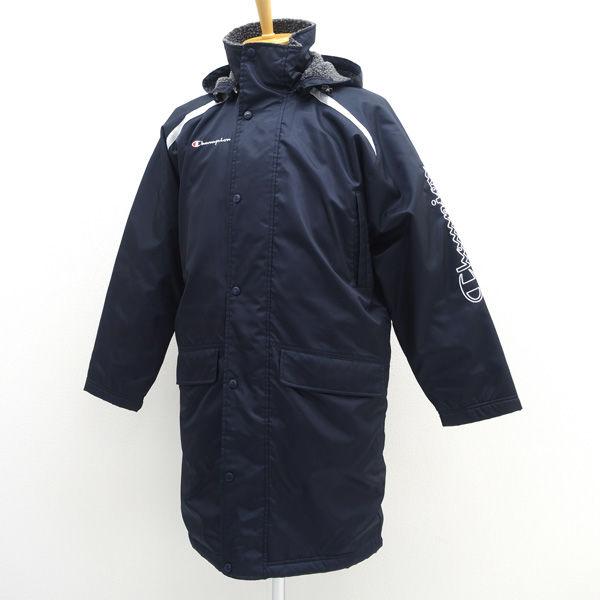 Champion（チャンピオン） 裏ボアベンチコート/フード/ネイビー/サイズ